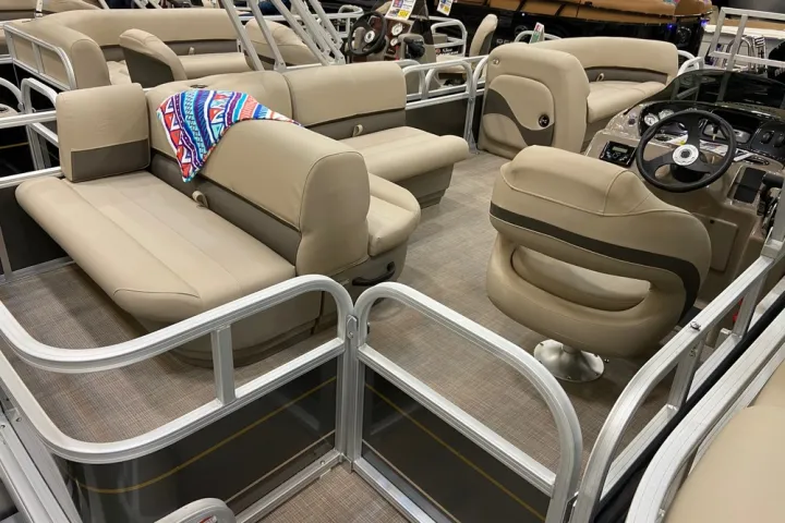 a row of parked motorcycles sitting on top of a car