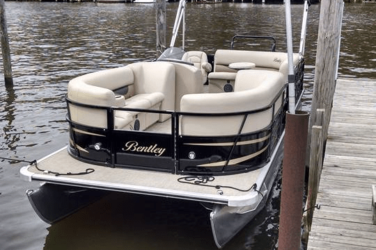 a small boat in a body of water