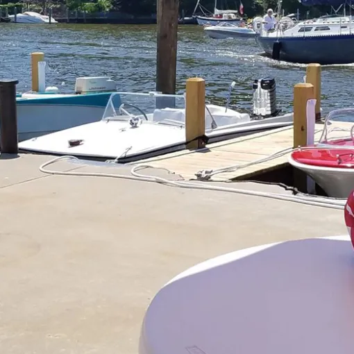 a boat that is sitting on a table